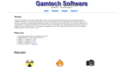 Desktop Screenshot of gamtech.com